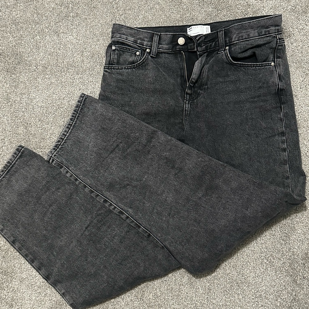 ASOS Men's Black Baggy Jeans